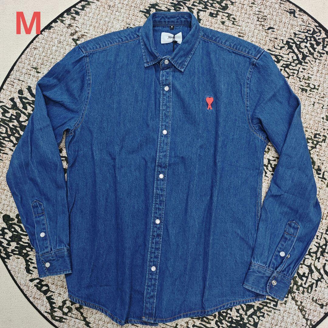 AMI Paris Ami de Coeur デニム シャツ ユニセックス