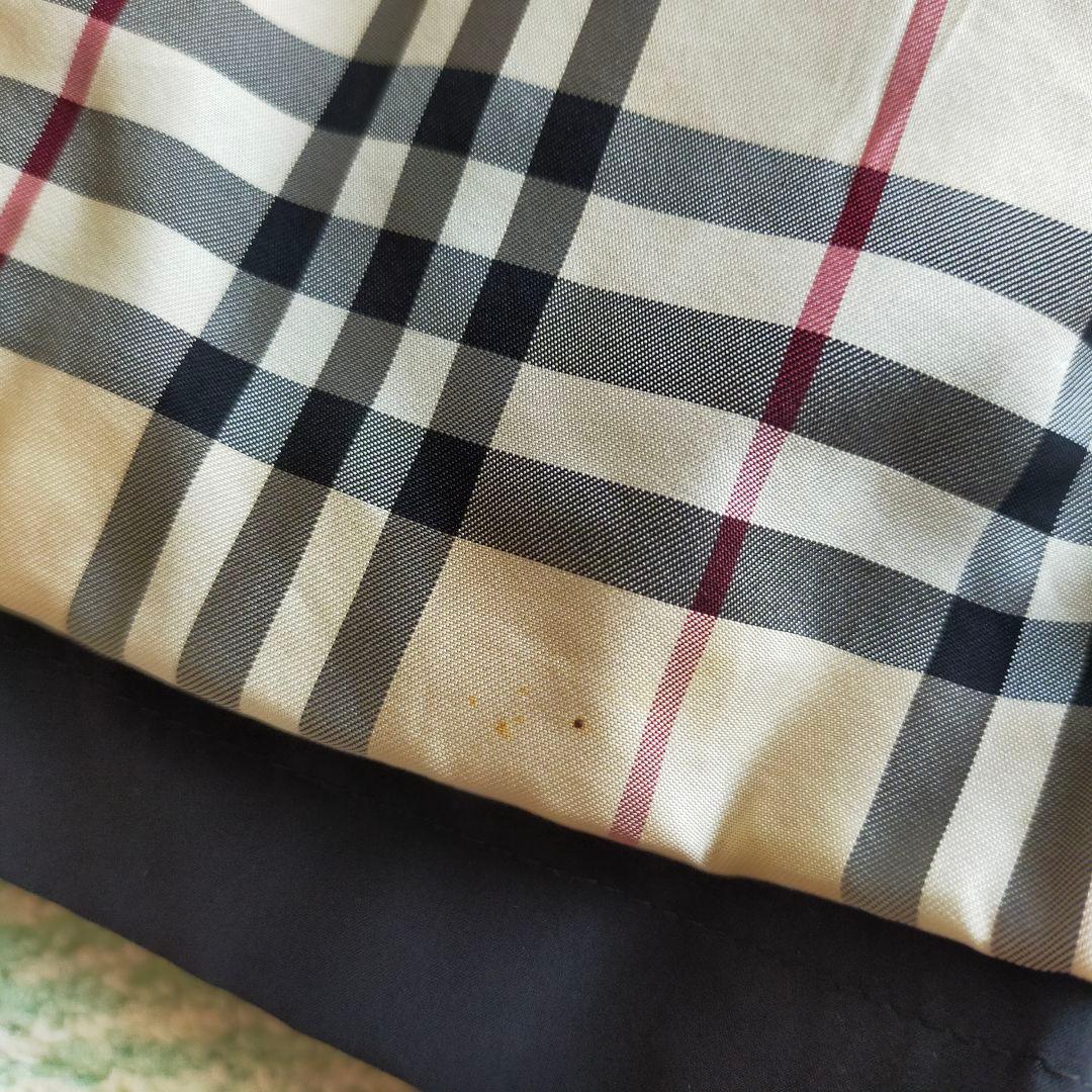 バーバリーロンドン　ナイロンコート　ジャケット　羽織物　サイズ38　黒