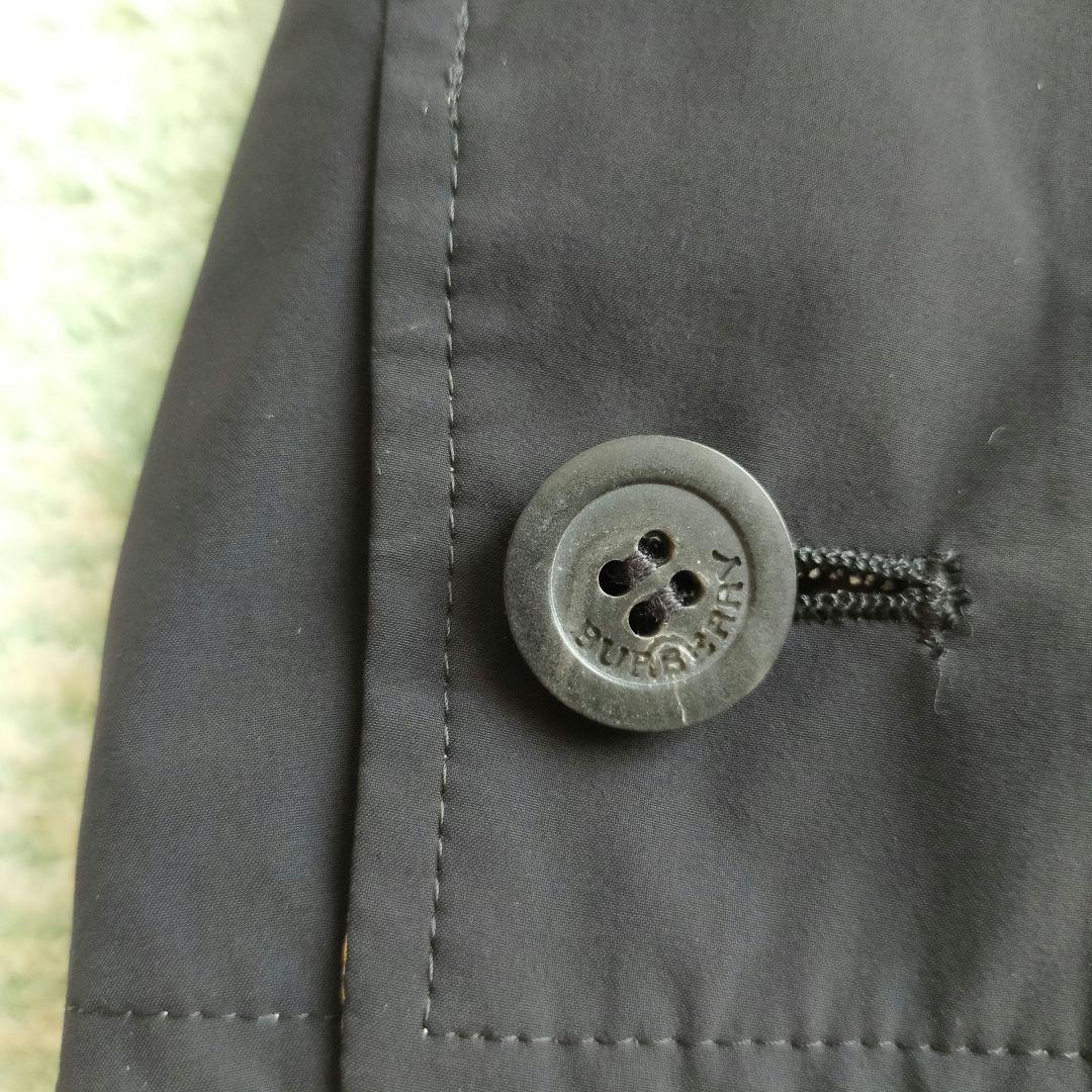 バーバリーロンドン　ナイロンコート　ジャケット　羽織物　サイズ38　黒