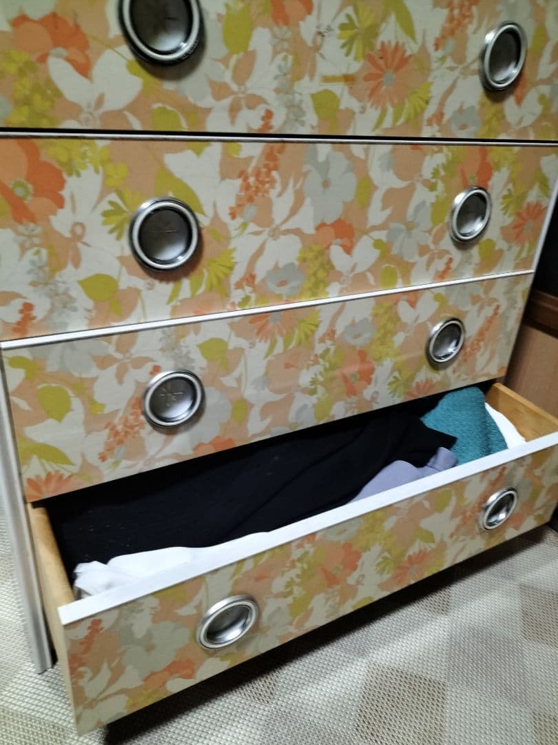 レトロポップタンス７段　必ず商品説明必読お願いします。