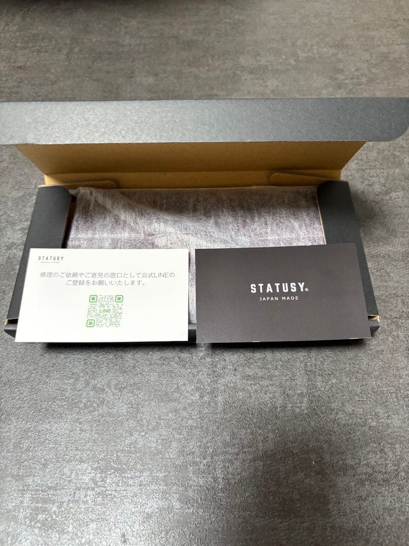 STATUSY ワイン レザー 長財布 イルモードジップ il mode ZIP