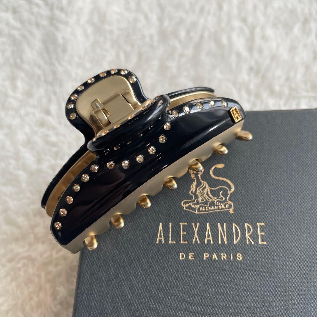 新品未使用品★ アレクサンドルドゥパリ ヴァンドーム クリップ 黒 金