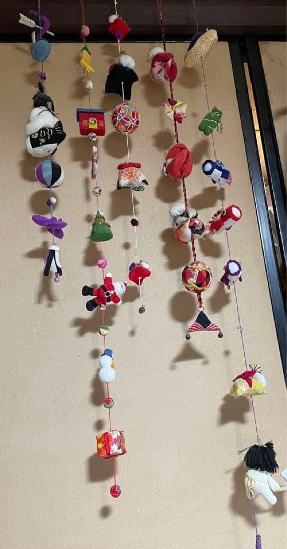 京都　ちりめん細工、吊るし飾り