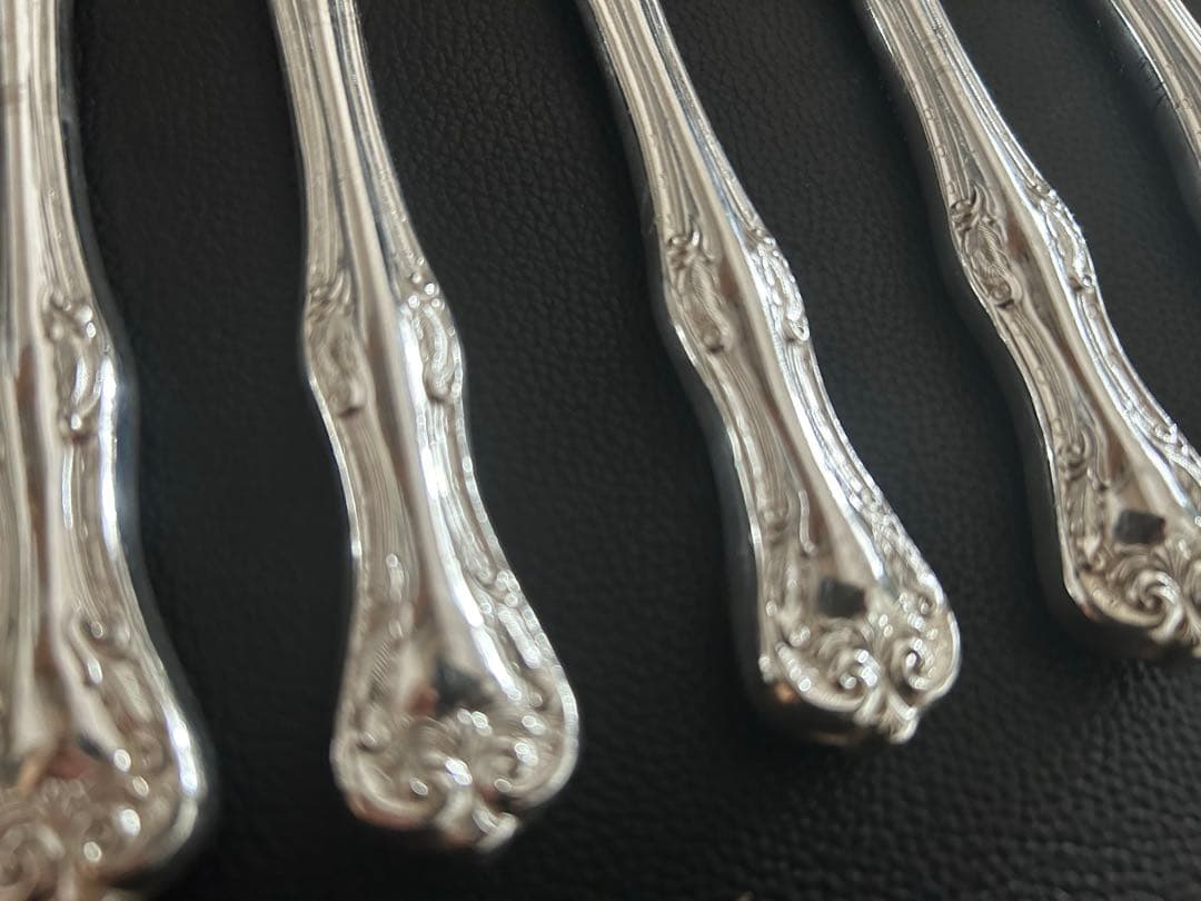 【アンティーク】 シルバー　ディナーナイフ6本セット