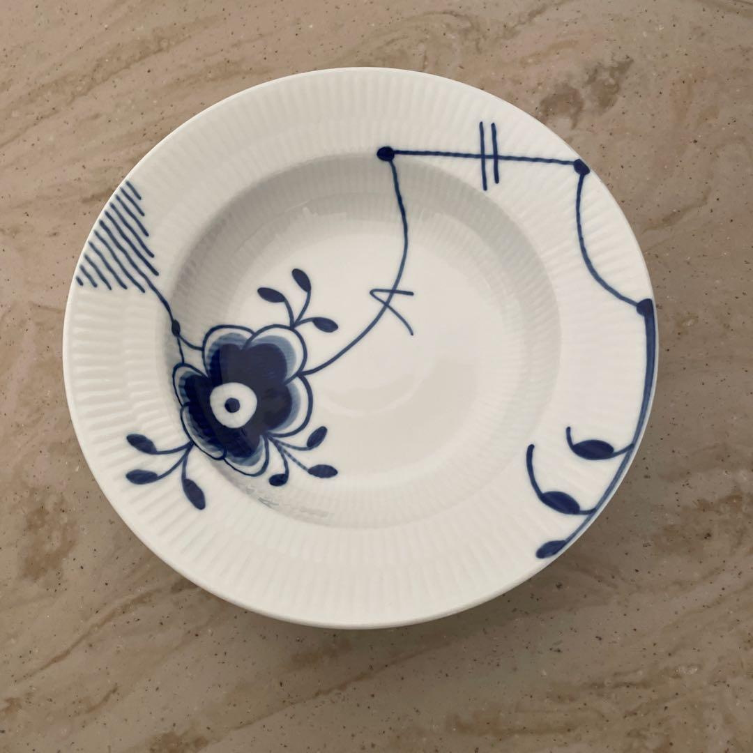 ロイヤルコペンハーゲン 　ブルーフルーテッドメガ ２枚セット