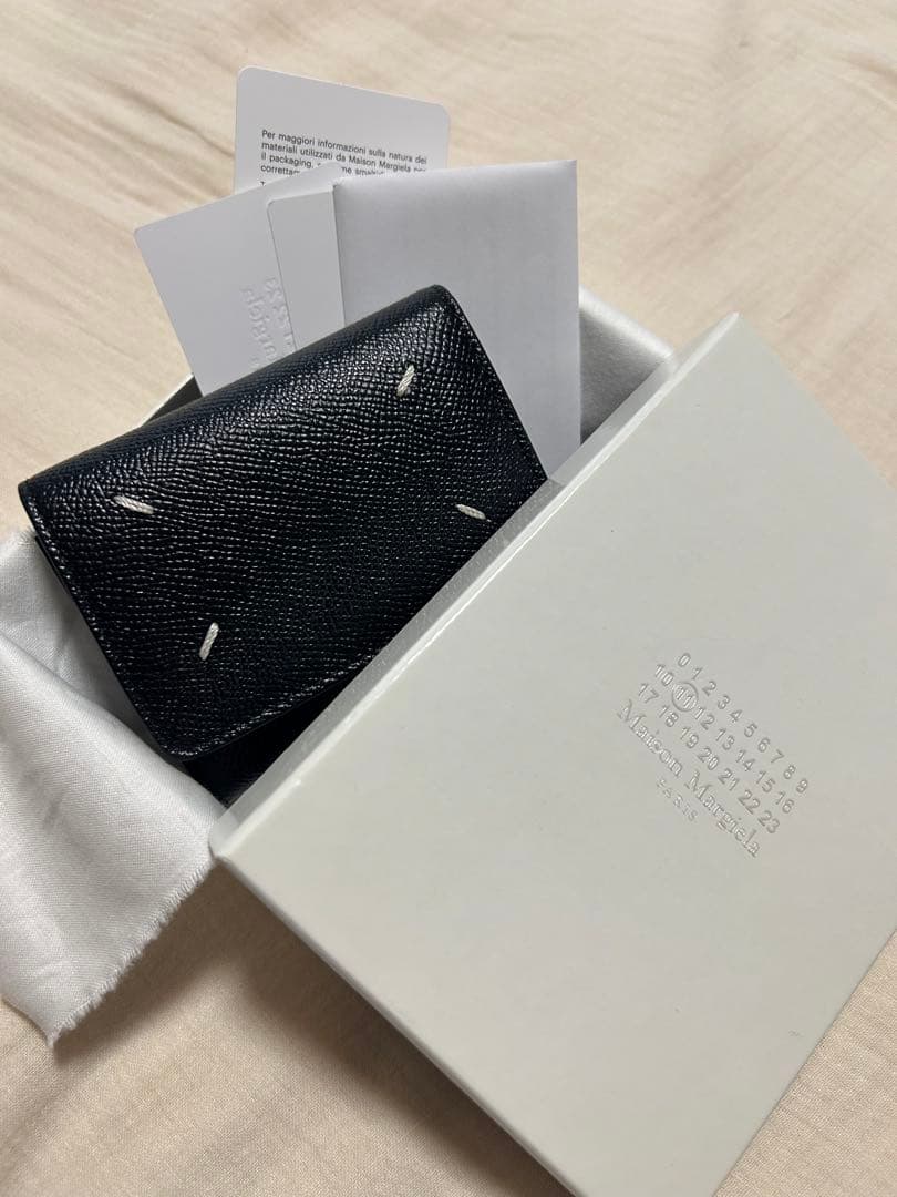 ポ*マ様 【極美品／正規品】Maison Margiela グレインレザー　三つ