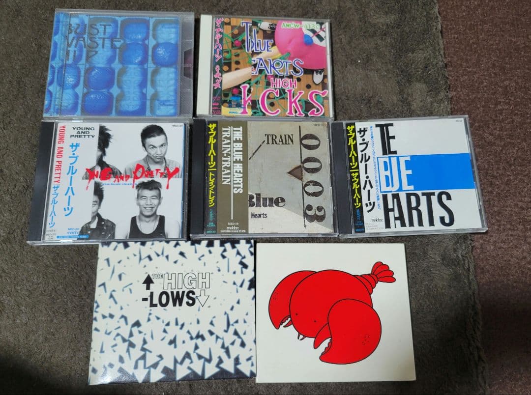 kenyu kenyuです。ブルーハーツ ハイロウズ CDセット