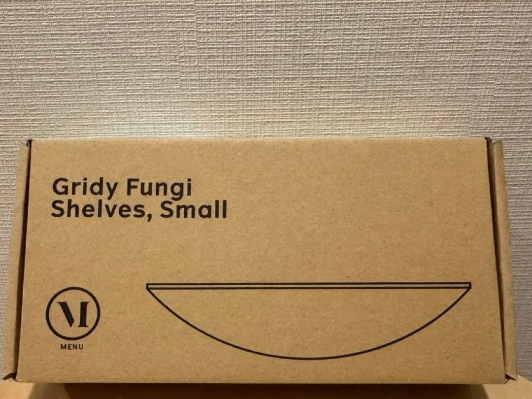 MENU Gridy Fungi Shelf 壁掛けオークシェルフS
