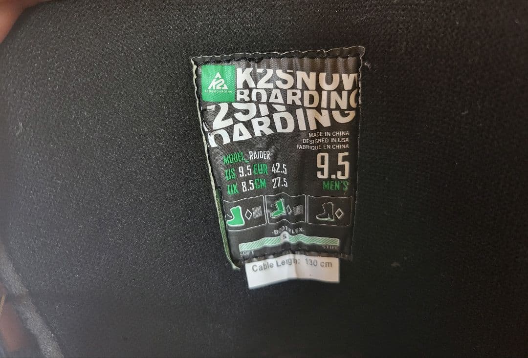 スノーボード　ブーツ　K2 ライダー　27.5センチ