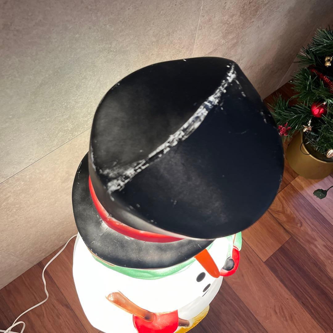 クリスマス　雪だるま　イルミネーション　光る　スノーマン　イルミネーションライト