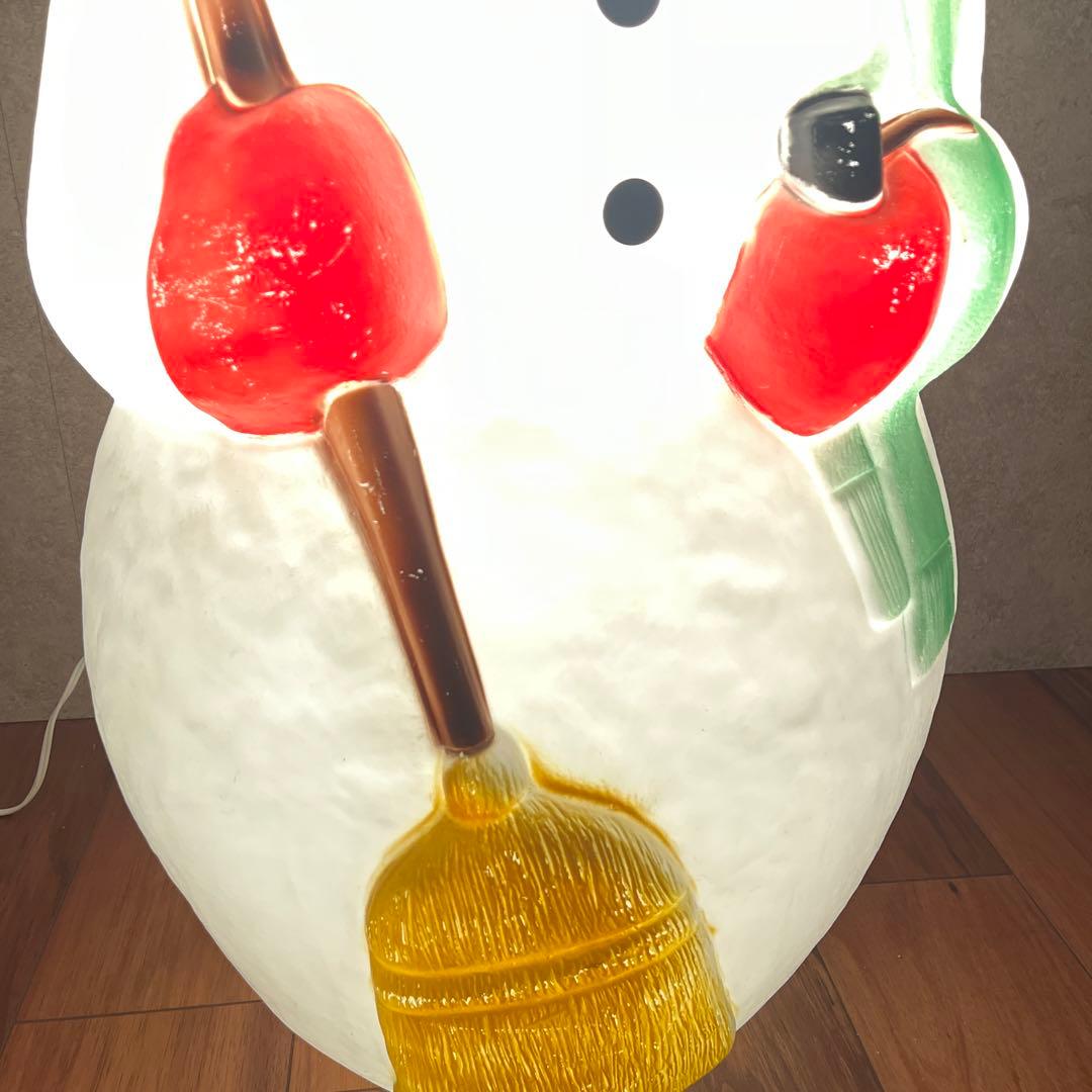 クリスマス　雪だるま　イルミネーション　光る　スノーマン　イルミネーションライト