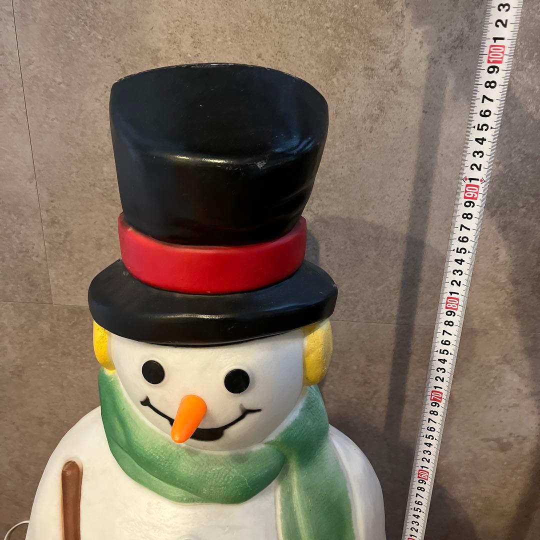 クリスマス　雪だるま　イルミネーション　光る　スノーマン　イルミネーションライト