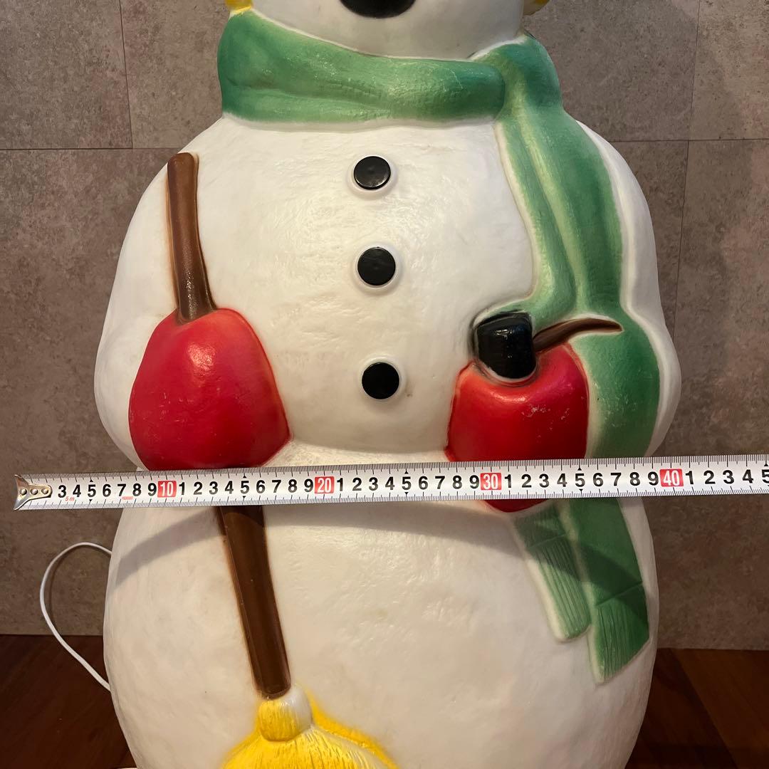 クリスマス　雪だるま　イルミネーション　光る　スノーマン　イルミネーションライト