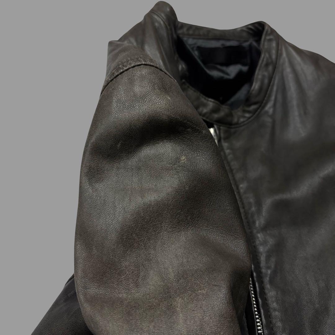 ジャケット・アウター Rare 00s archive EKAM Tech Leather Rider