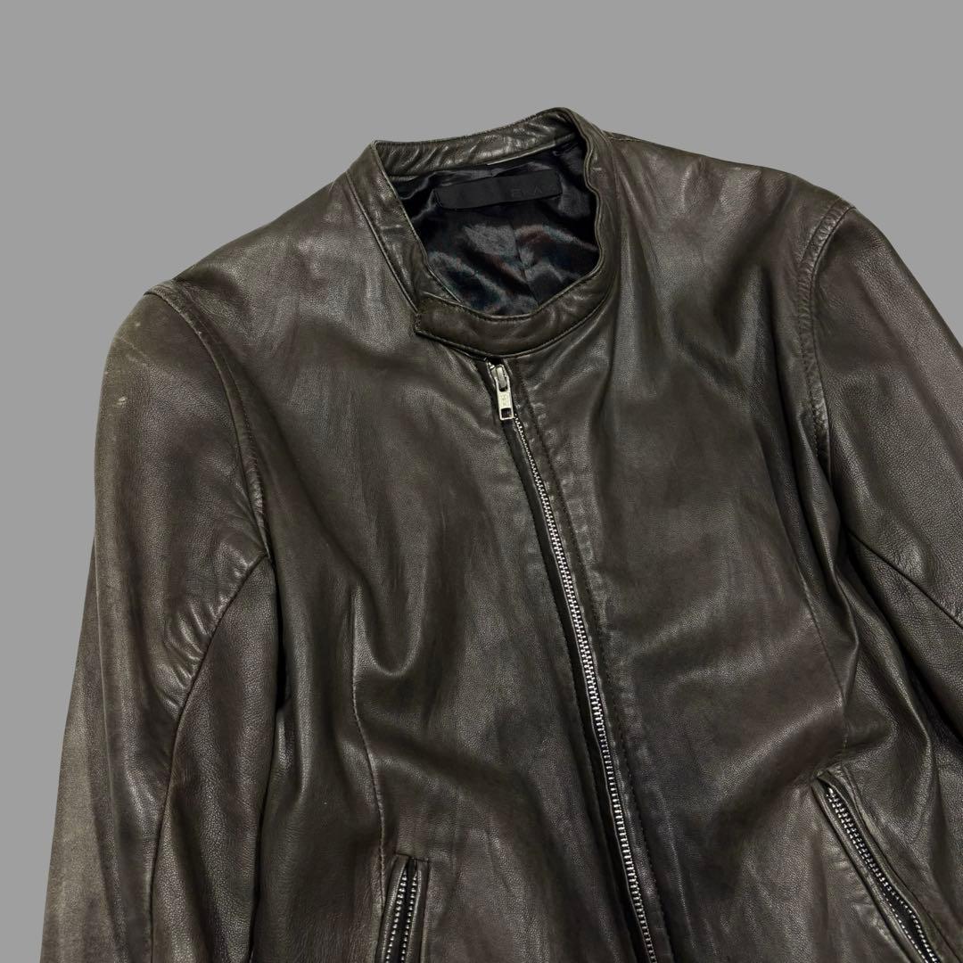 ジャケット・アウター Rare 00s archive EKAM Tech Leather Rider