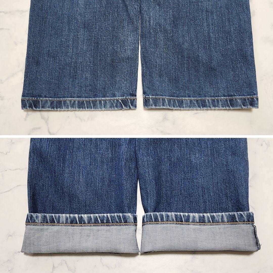 YANUK ヤヌーク　LILITH ワイドストレート デニムパンツ 26