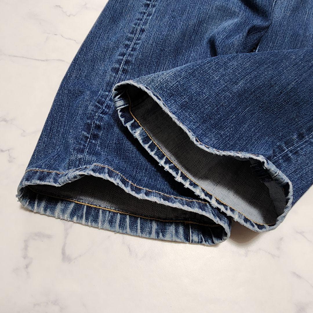 YANUK ヤヌーク　LILITH ワイドストレート デニムパンツ 26