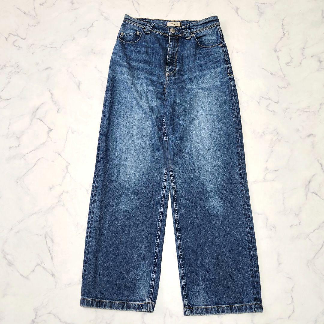 YANUK ヤヌーク　LILITH ワイドストレート デニムパンツ 26