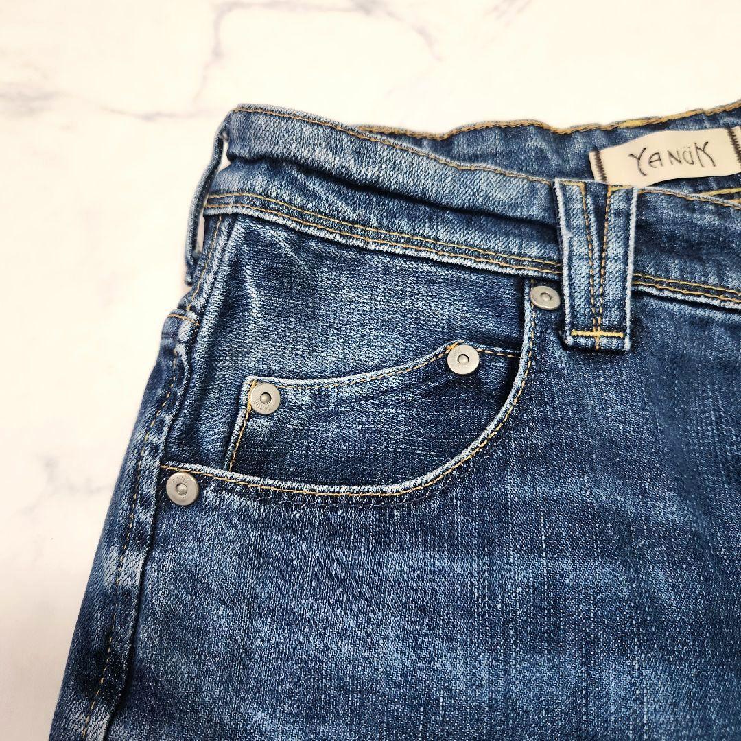 YANUK ヤヌーク　LILITH ワイドストレート デニムパンツ 26