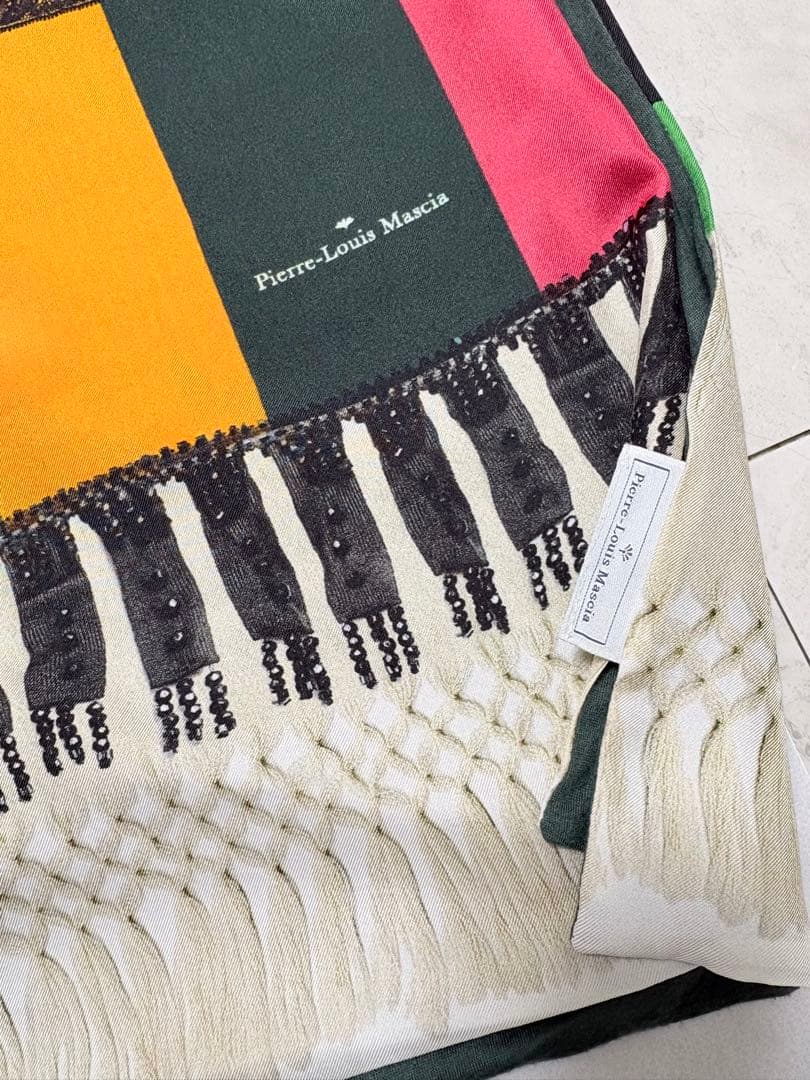 ピエールルイマシアストール★定番　シルク ストール②