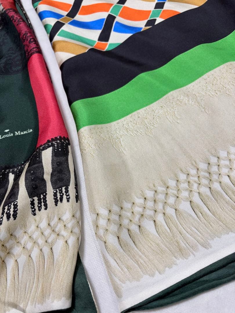 ピエールルイマシアストール★定番　シルク ストール②