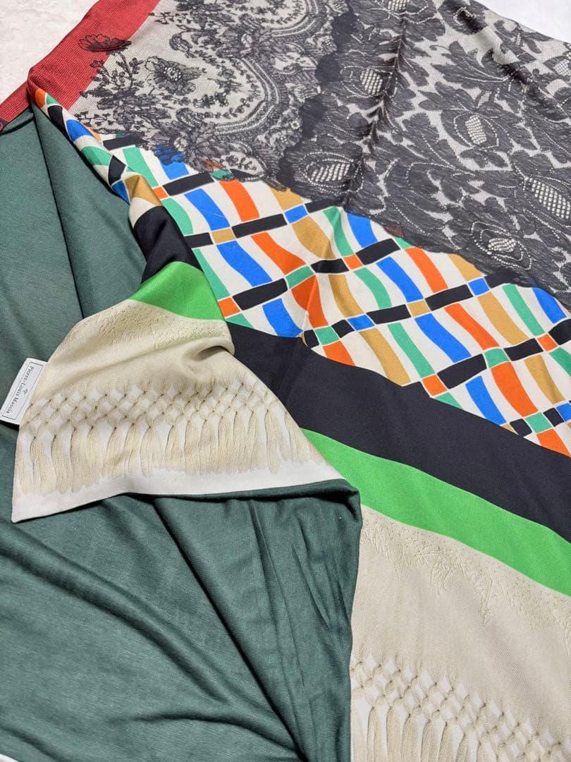 ピエールルイマシアストール★定番　シルク ストール②