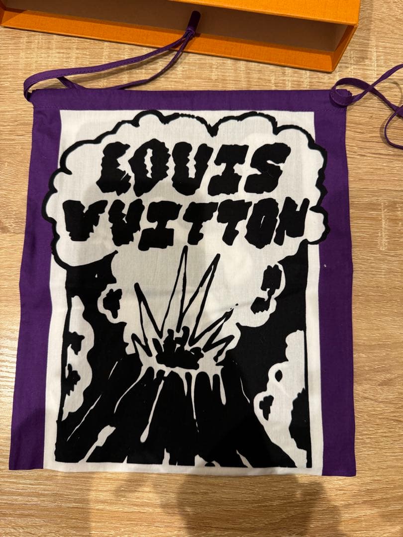 非売品 箱付き LV カレ ハンカチ3枚 巾着1枚セット