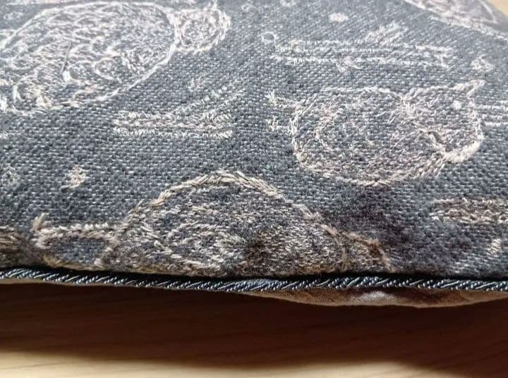 45cm用☆ circle ☆パイピングクッションカバー♪