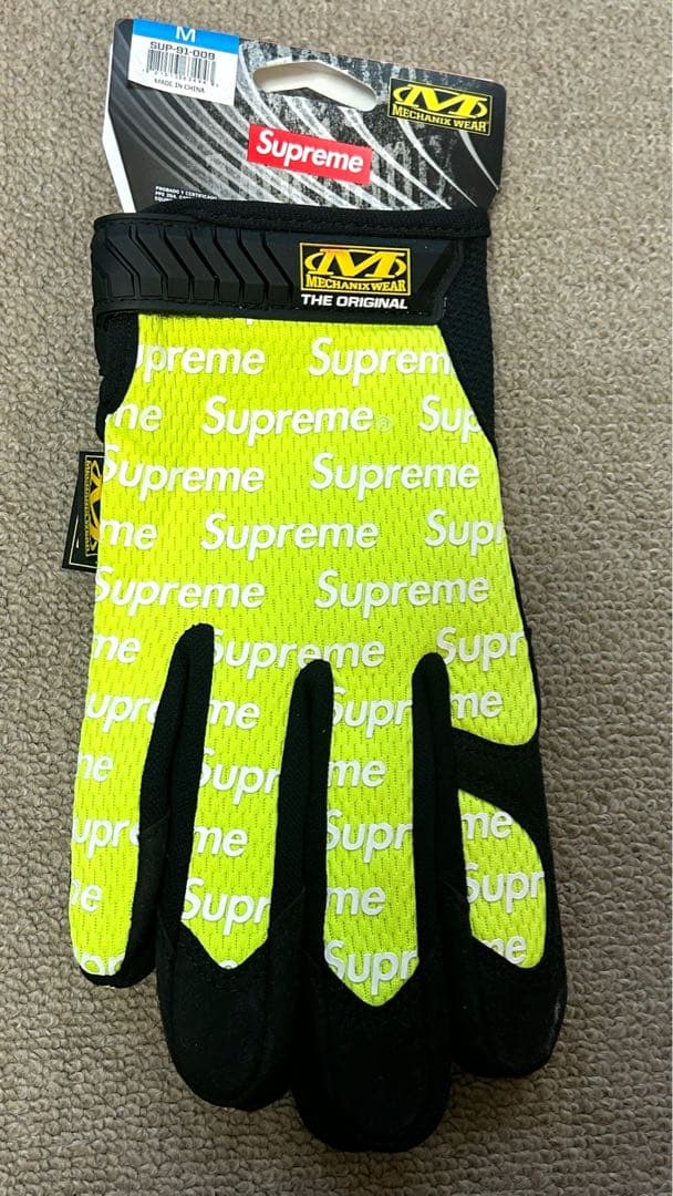【新台未使用タグ付】Supreme MECHANIX WEAR グローブ　M