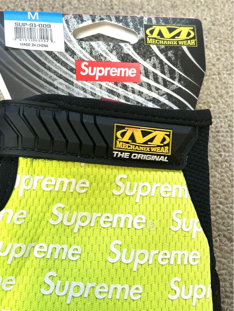 【新台未使用タグ付】Supreme MECHANIX WEAR グローブ　M