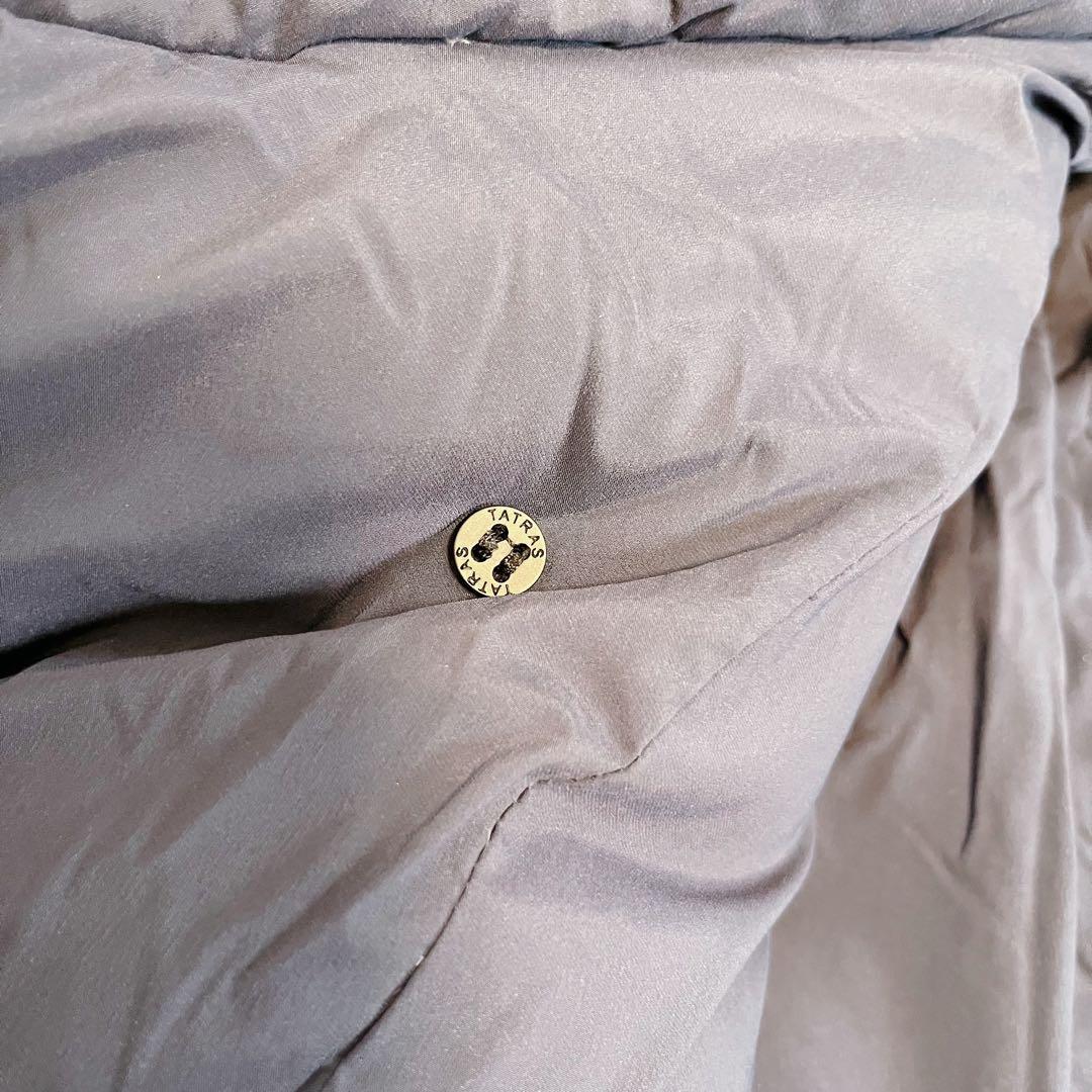 美品 TATRAS アゴーニャ ダウンコート ダウンジャケット ネイビー M