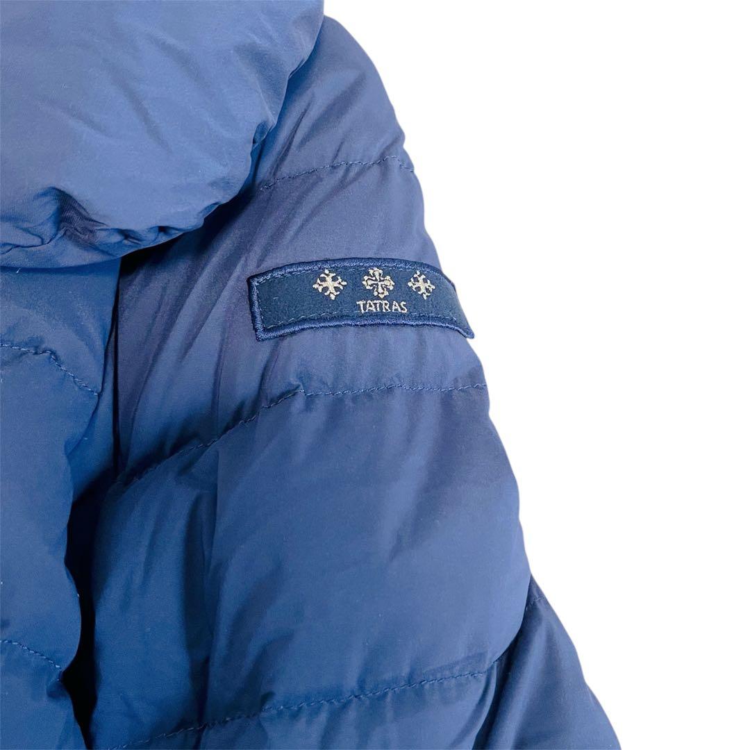 美品 TATRAS アゴーニャ ダウンコート ダウンジャケット ネイビー M