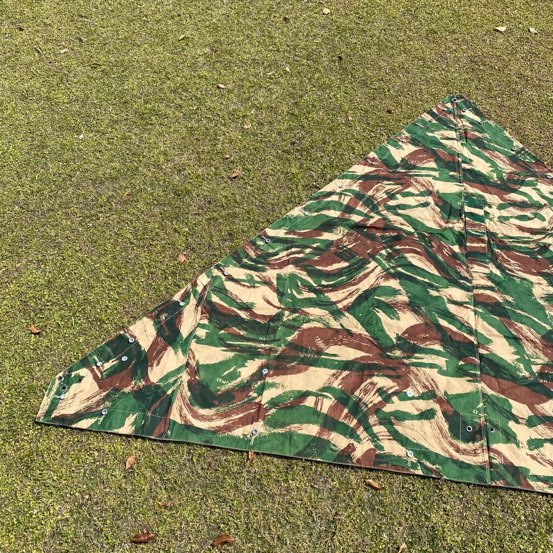 Y*4様 【入手困難】フランス軍幕　M51　リザードカモ　ツェルトバーン　4枚セ