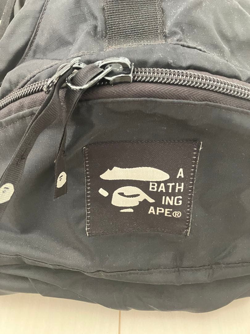 A BATHING APE ブラックバックパック