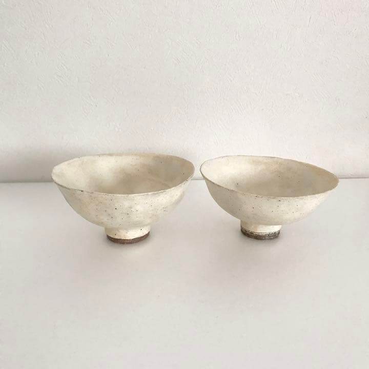 【新品未使用】【希少】恩塚正二　飯碗　2点