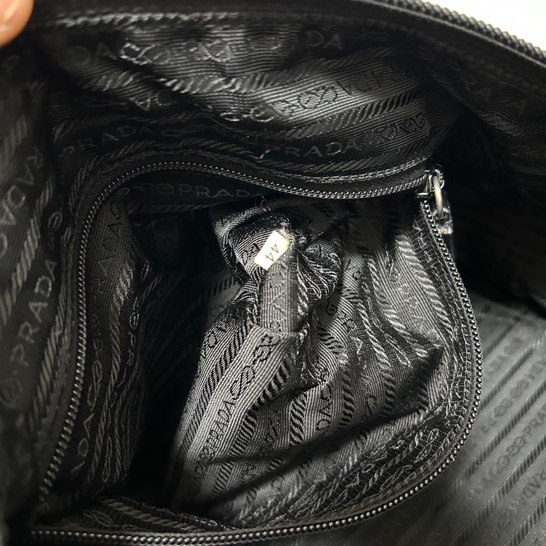 PRADA プラダ ボストンバッグ トラベルバッグ 三角プレート 大容量 黒色