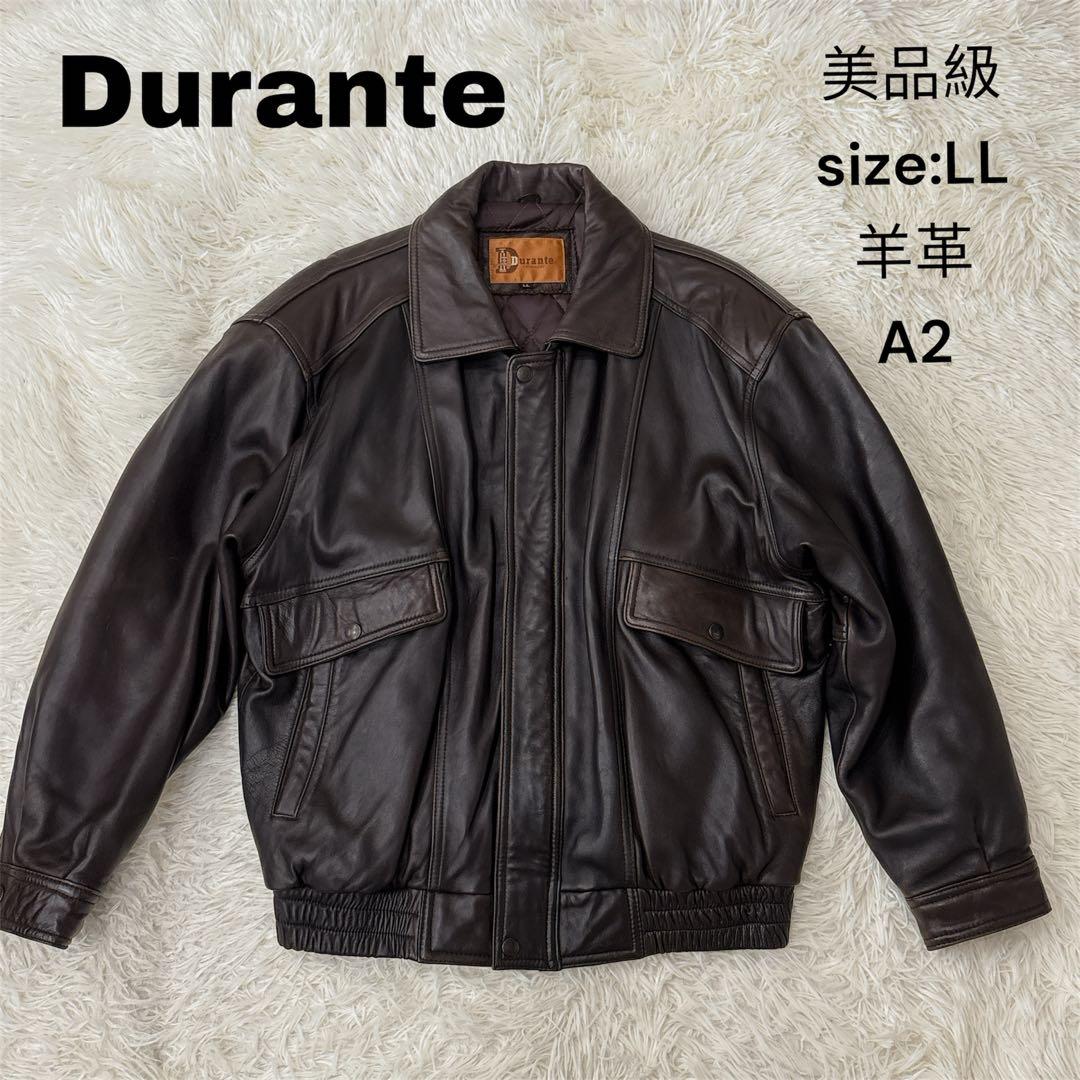 DURANTE レザージャケット　A2 羊革　LL 美品級　ヴィンテージ　極上