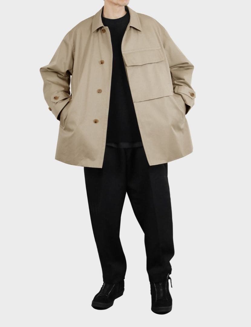 VAINL ARCHIVE CW-COAT ショート丈 トレンチコートジャケット