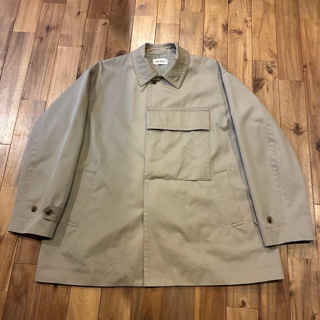 VAINL ARCHIVE CW-COAT ショート丈 トレンチコートジャケット