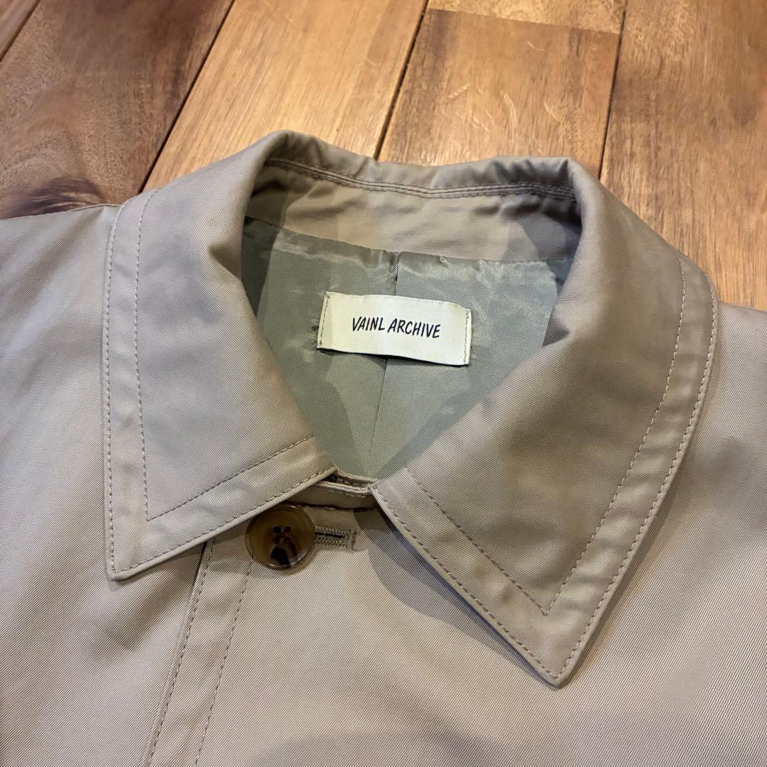 VAINL ARCHIVE CW-COAT ショート丈 トレンチコートジャケット