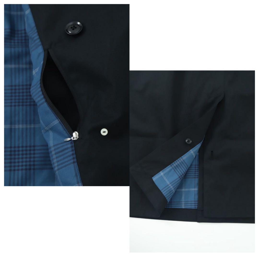 【nanamica】ゴアテックス 2Lコットンブレステッドダブルコートブラック