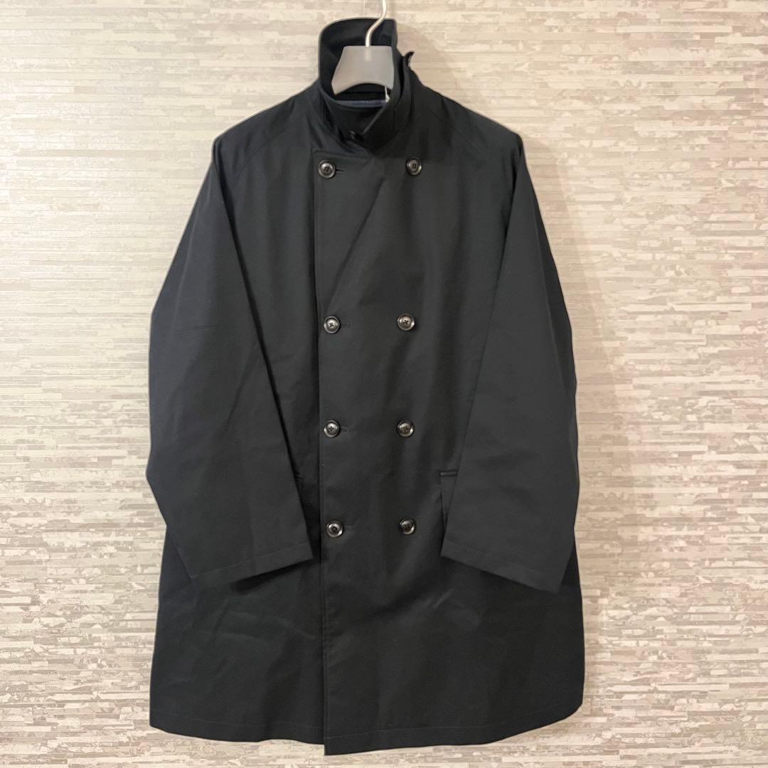 【nanamica】ゴアテックス 2Lコットンブレステッドダブルコートブラック