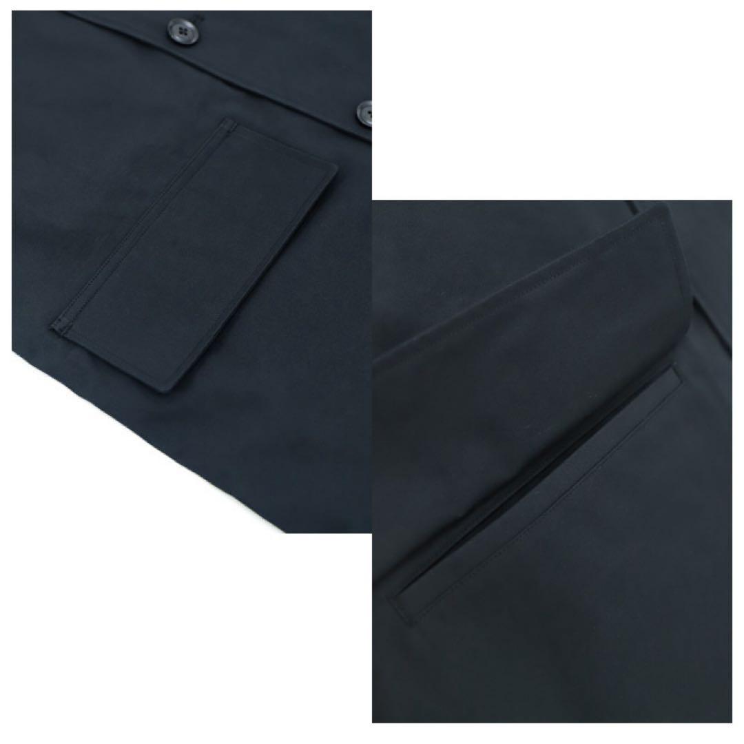 【nanamica】ゴアテックス 2Lコットンブレステッドダブルコートブラック