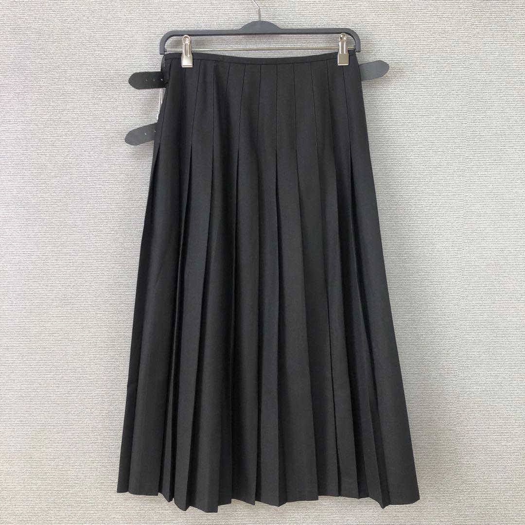 O’NEIL of DUBLIN キルト プリーツ ロングスカート ブラック