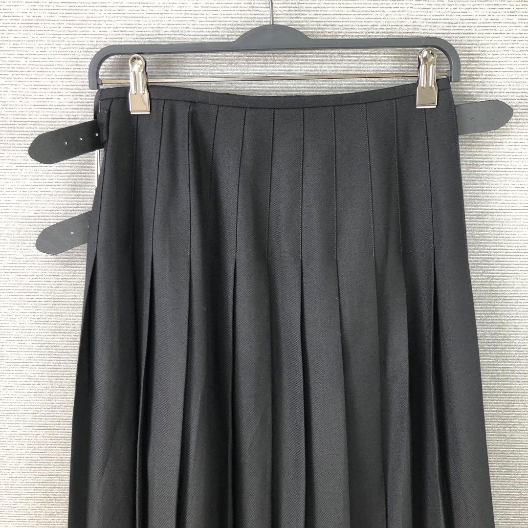 O’NEIL of DUBLIN キルト プリーツ ロングスカート ブラック