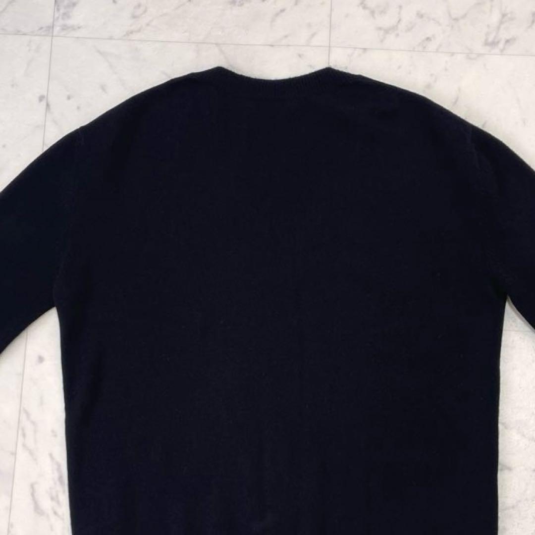 美品✨️ルイ・ヴィトン カシミヤ100% Vネックセーター S エンブレムチェーン