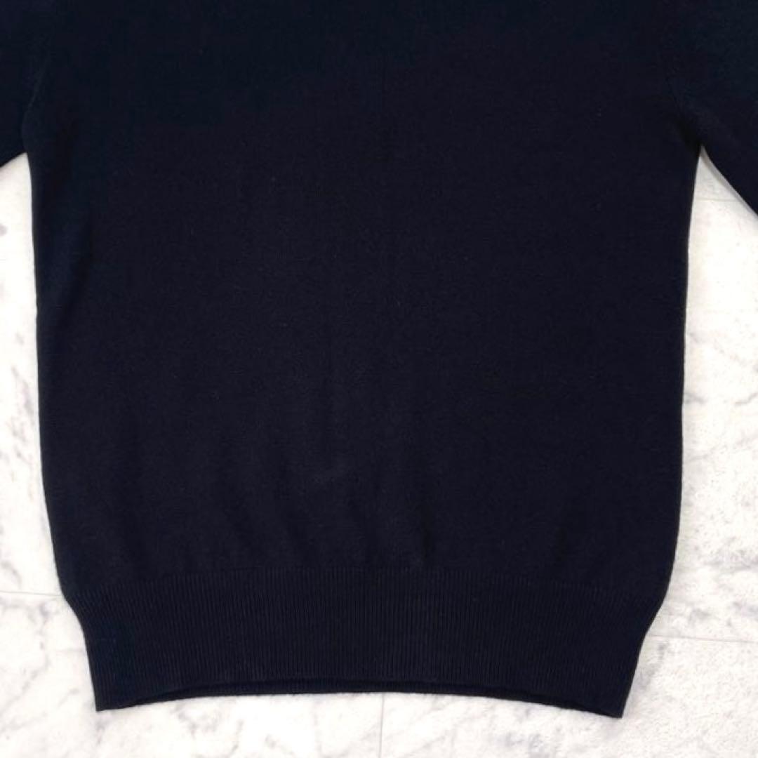 美品✨️ルイ・ヴィトン カシミヤ100% Vネックセーター S エンブレムチェーン