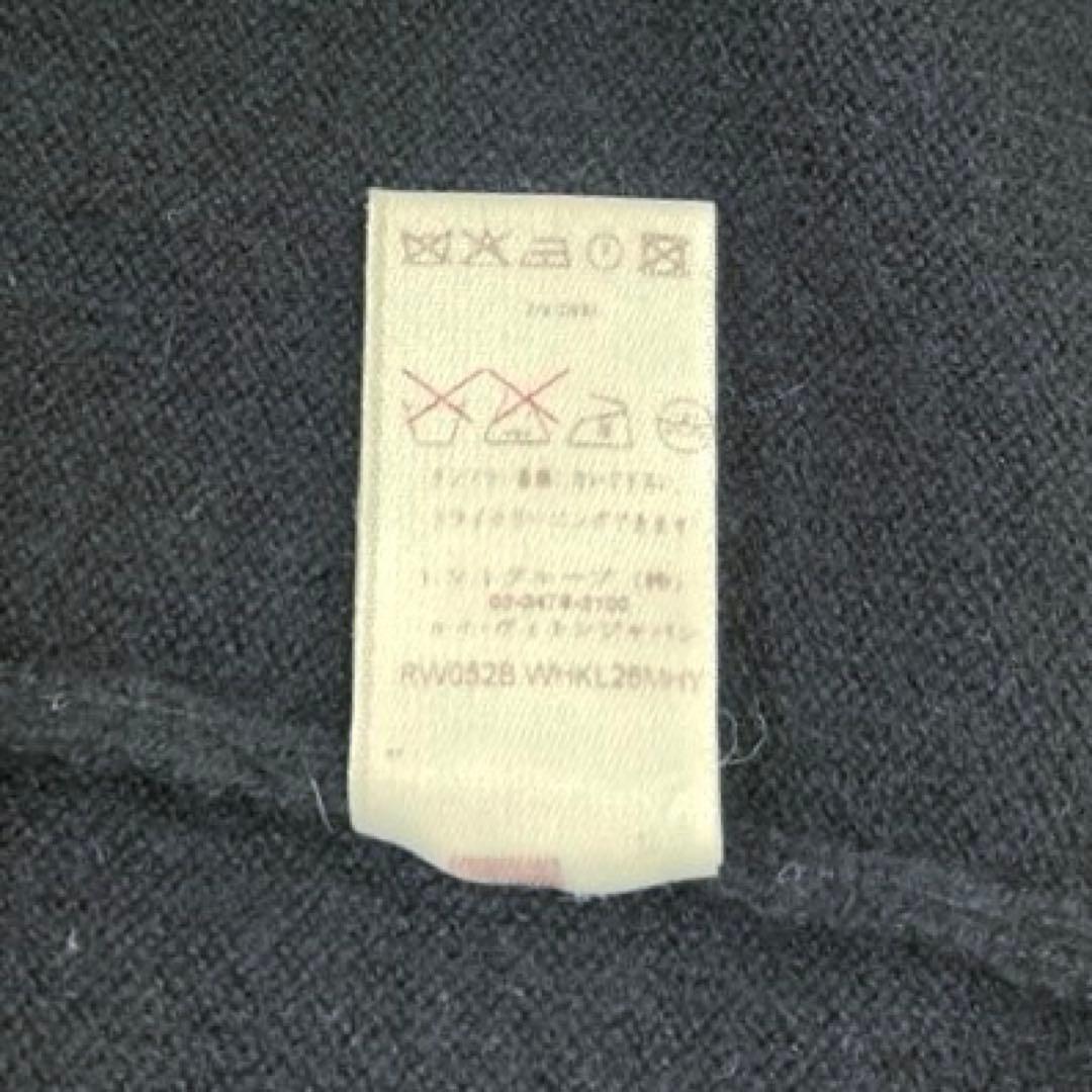 美品✨️ルイ・ヴィトン カシミヤ100% Vネックセーター S エンブレムチェーン