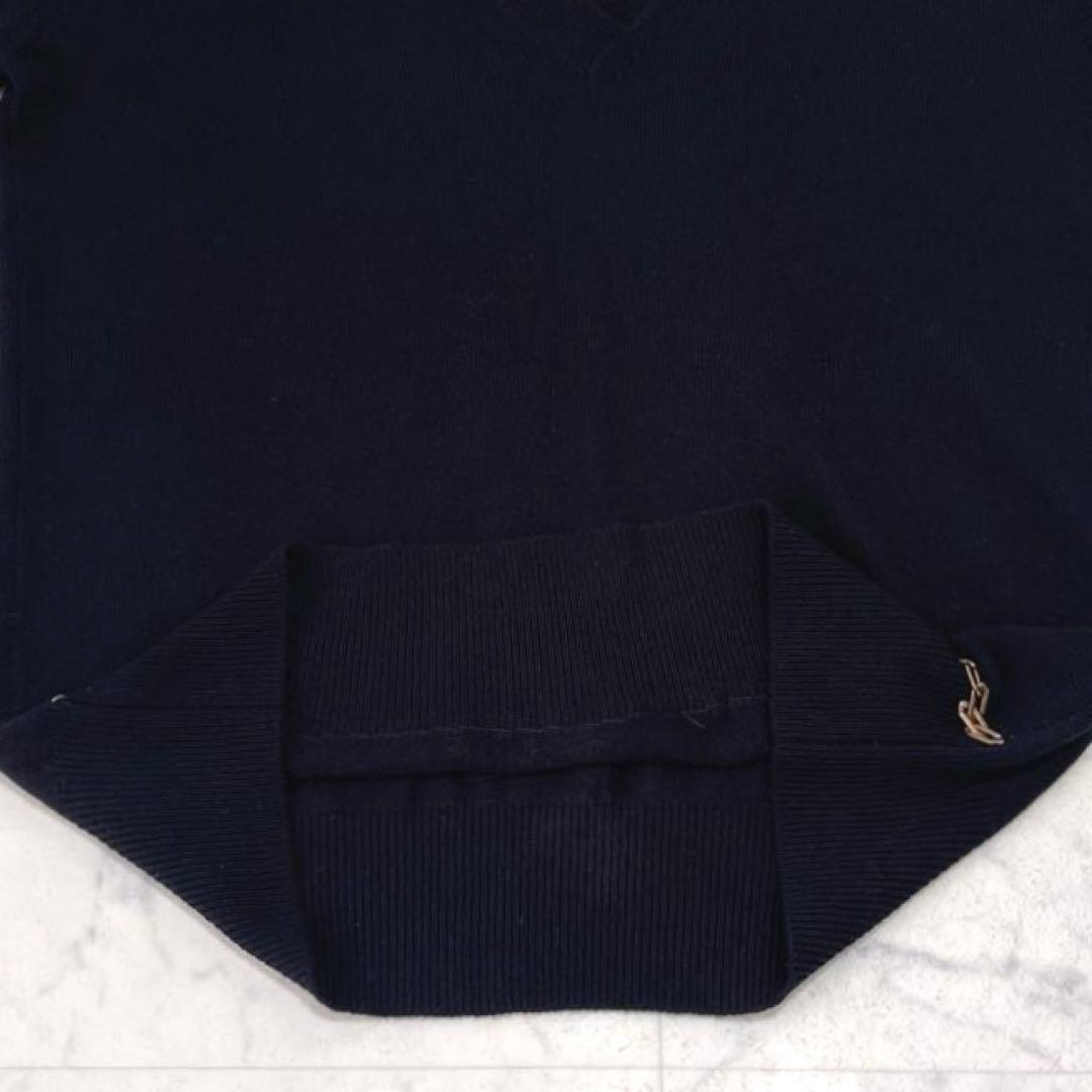 美品✨️ルイ・ヴィトン カシミヤ100% Vネックセーター S エンブレムチェーン