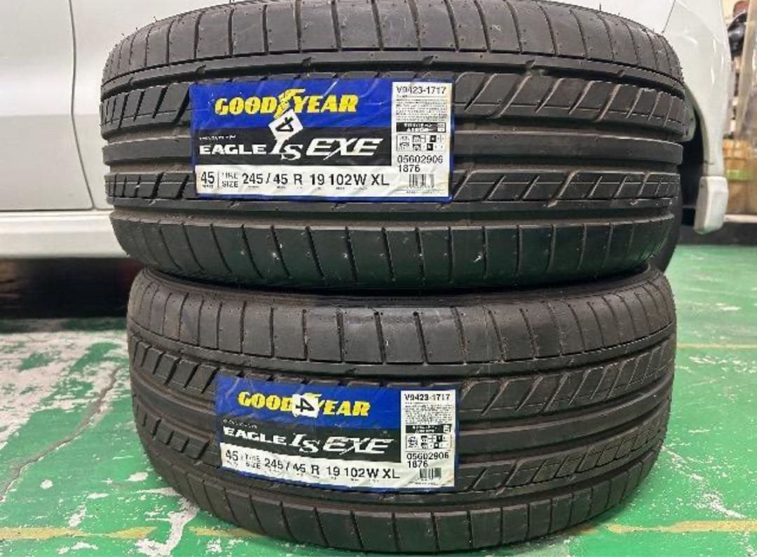 8072123)グッドイヤー新品未使用ラベル付きアウトレット245/45R19
